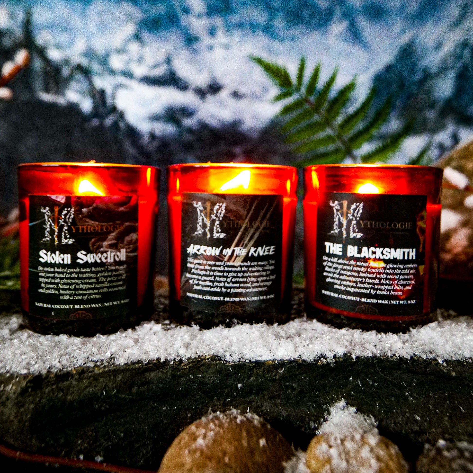 "Arcane Scrolls MiniCollection Bundle" by Mythologie Candle Co