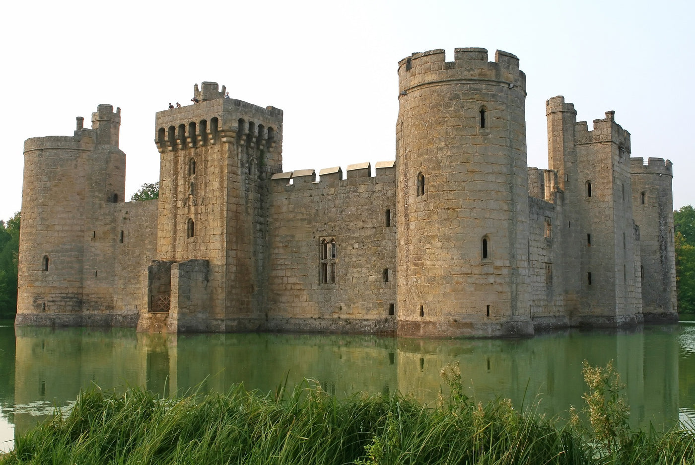 castle with a moat