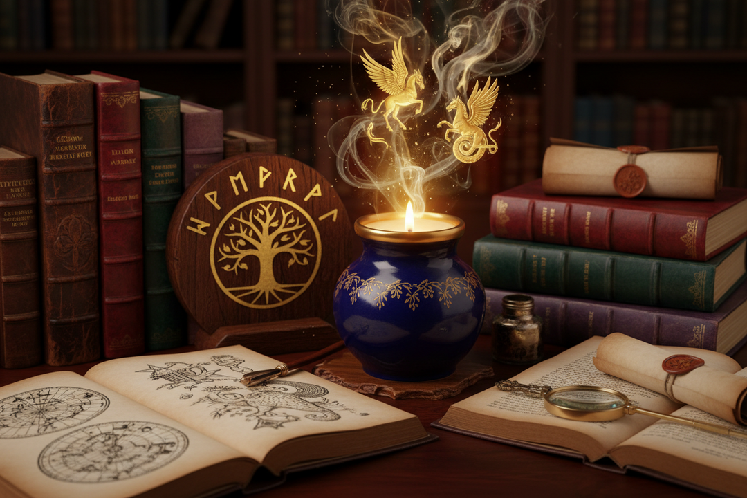 unique blend of mythology and fantasy, creating an enchanting atmosphere in any space