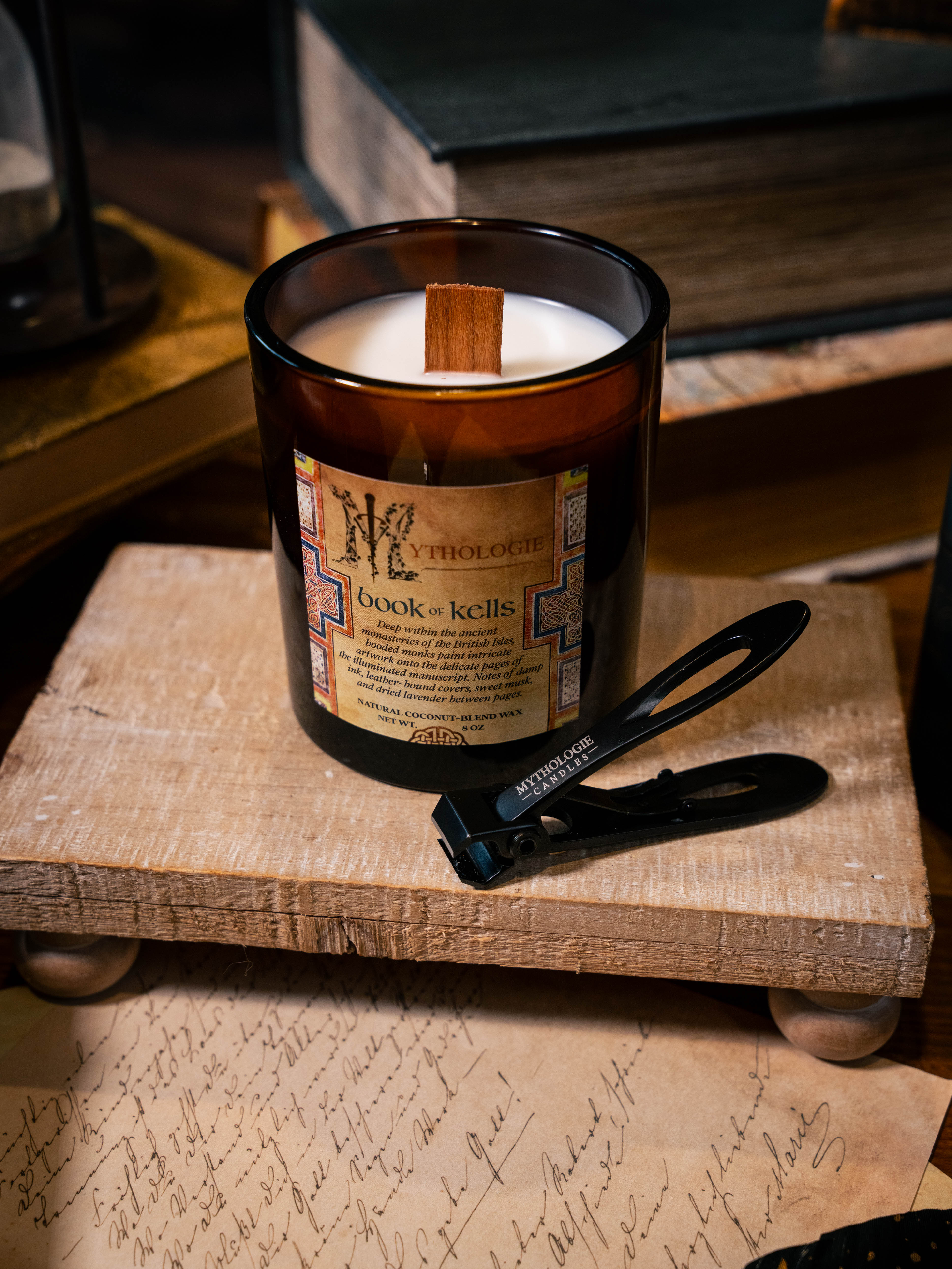 Wooden Wick Trimmer – MythologieCandles