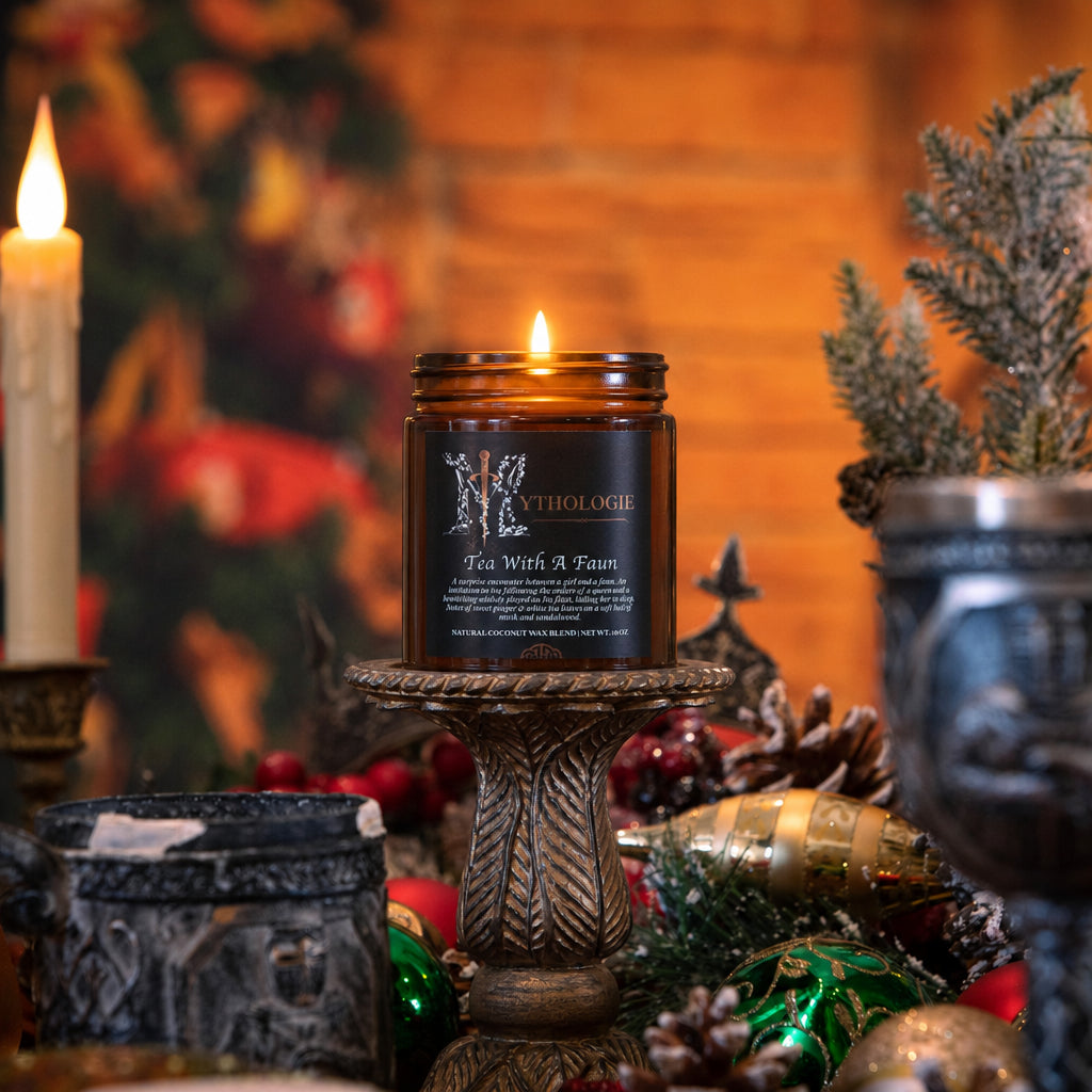 Tea with a Faun — Regular 8oz candle