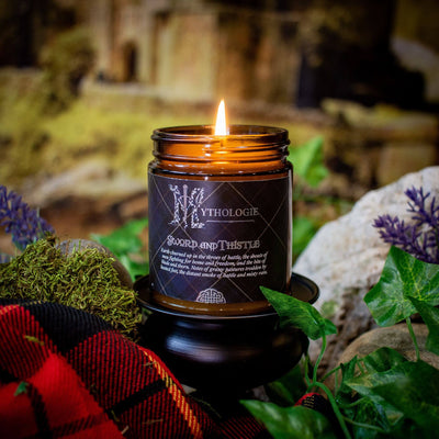 Braveheart Sword and Thistle Regular Candle